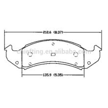 D505 12510001 pour Buick Chevrolet Pontiac Cadillac Oldsmobile pièces de frein plaquette de frein